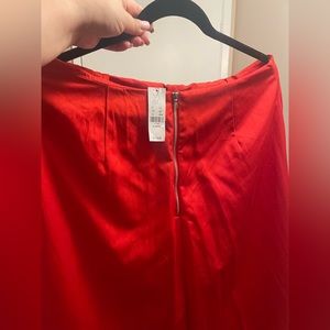 New Red skirt short maxi New York company XL